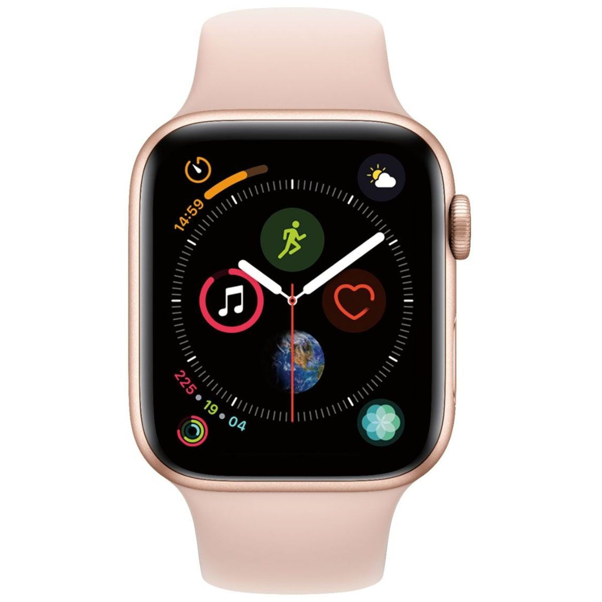 Apple Watch Series 4 (A1976) GPS + Cellular - 44mm Gold Aluminum/Pink Sport Band Smart Watches Apple - Simple Cell Bulk Wholesale Pricing - USA Seller