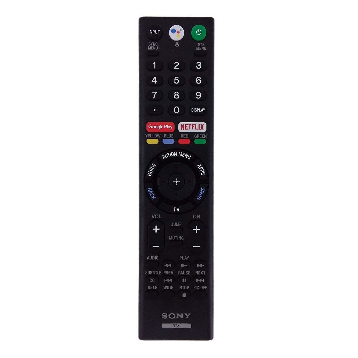 Sony TV Remote Control (RMF-TX310U) for Select Sony Smart TVs - Black TV, Video & Audio Accessories - Remote Controls Sony - Simple Cell Bulk Wholesale Pricing - USA Seller