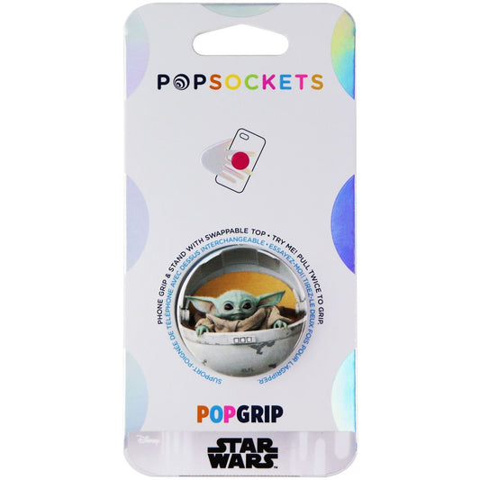 PopSockets PopGrip Swappable Grip - Star Wars - Baby Yoda / The Child Pod Cell Phone - Mounts & Holders PopSockets - Simple Cell Bulk Wholesale Pricing - USA Seller