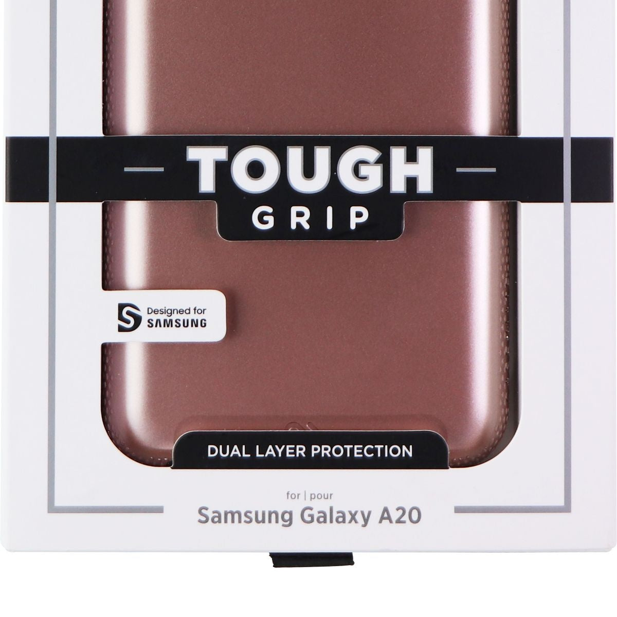 Case-Mate Tough Grip Dual Layer Case for Samsung Galaxy A20 - Rose Gold Cell Phone - Cases, Covers & Skins Case-Mate - Simple Cell Bulk Wholesale Pricing - USA Seller