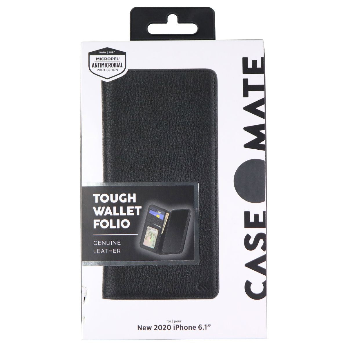 Case-Mate Tough Wallet Folio Case for Apple iPhone 12 Pro / iPhone 12 - Black Cell Phone - Cases, Covers & Skins Case-Mate - Simple Cell Bulk Wholesale Pricing - USA Seller