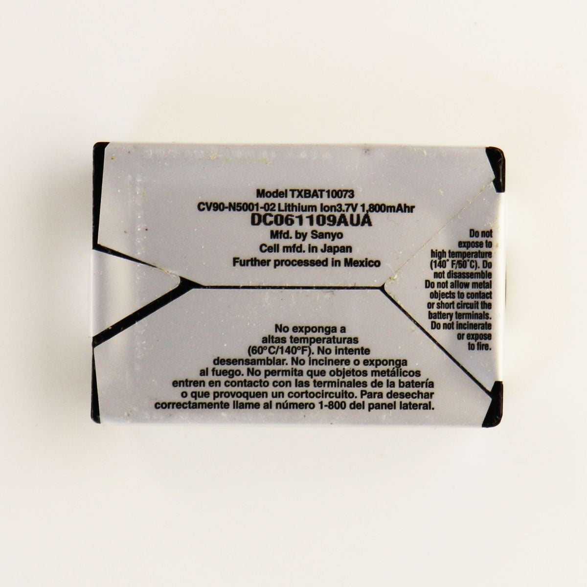 Kyocera TXBAT10073 3.7v 1800mAh Lithium Ion Battery for KX16 Xcursion - Silver Cell Phone - Batteries Kyocera - Simple Cell Bulk Wholesale Pricing - USA Seller