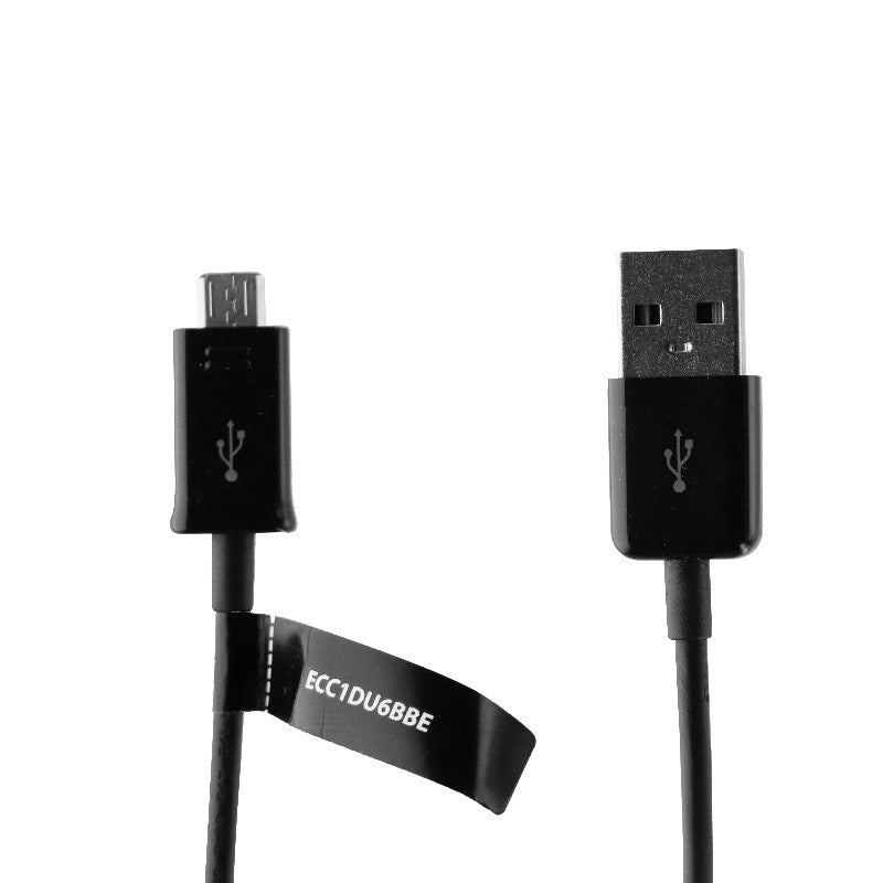 Samsung (ECC1DU6BBE) 5Ft Charge/Sync Cable for Micro USB Devices - Black Cell Phone - Cables & Adapters Samsung - Simple Cell Bulk Wholesale Pricing - USA Seller