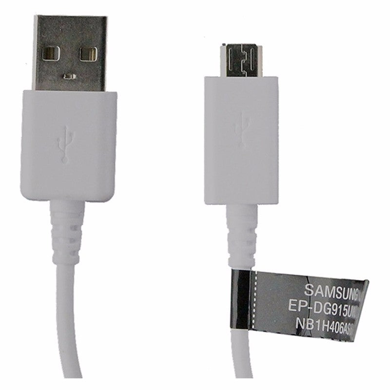 Samsung ( EP - DG915UWZ ) Charging Cable for Micro - USB Devices - White Cell Phone - Cables & Adapters Samsung - Simple Cell Bulk Wholesale Pricing - USA Seller