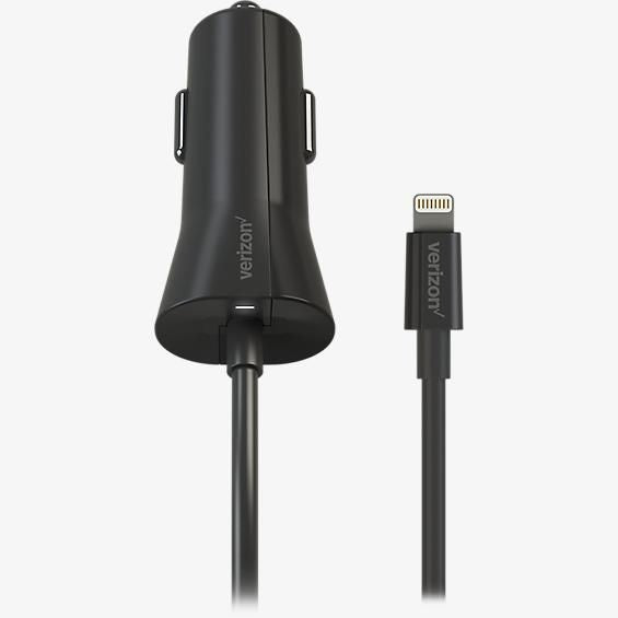 Verizon Car Charger for iPhones Cell Phone - Chargers & Cradles Verizon - Simple Cell Bulk Wholesale Pricing - USA Seller