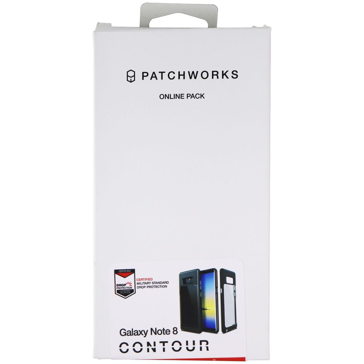 Patchworks Contour Series Case for Samsung Galaxy Note 8 - Black Cell Phone - Cases, Covers & Skins PATCHWORKS - Simple Cell Bulk Wholesale Pricing - USA Seller