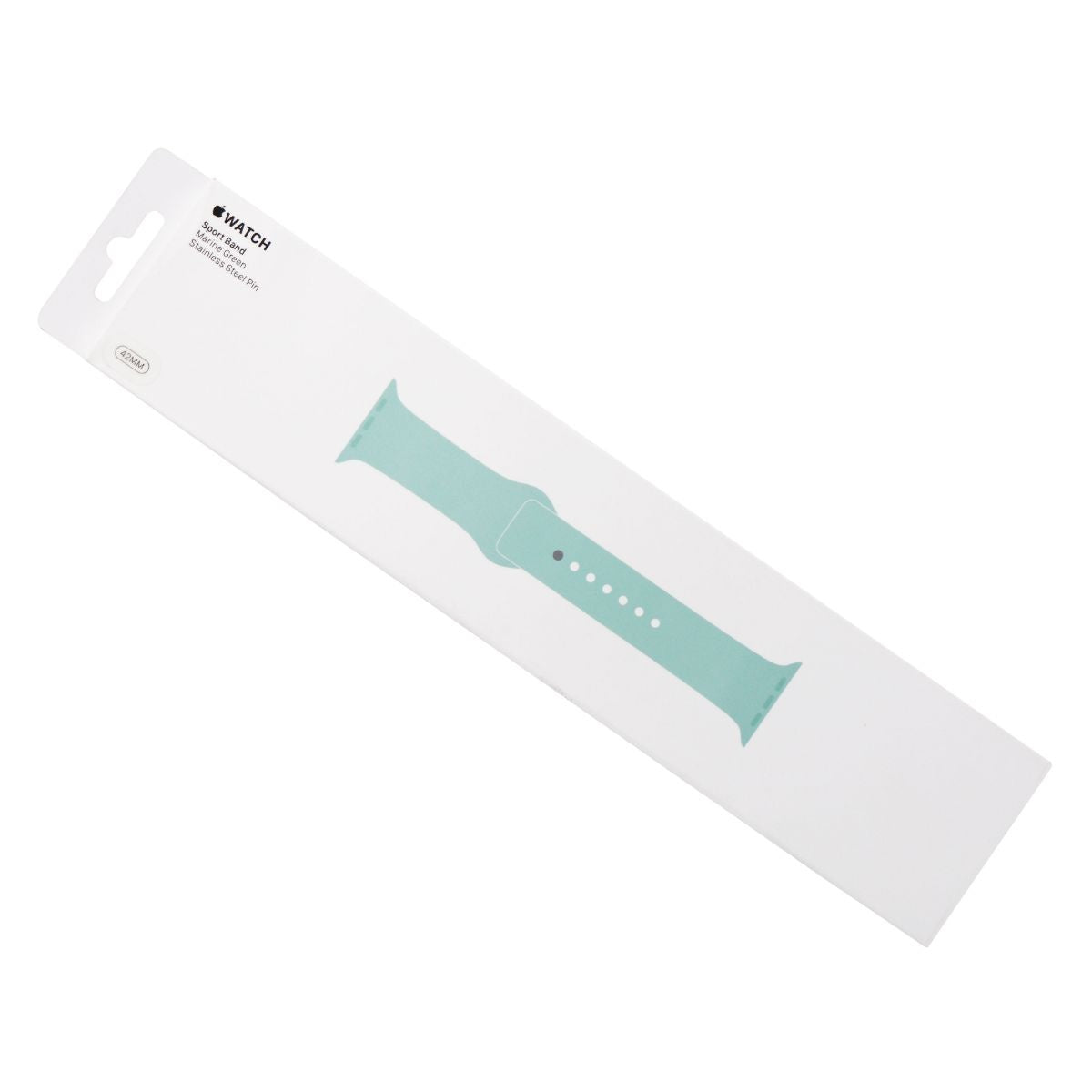 Apple 42mm Marine Green Sport Band for the Apple Watch - MRH62AM/A - SM / ML Smart Watch Accessories - Watch Bands Apple - Simple Cell Bulk Wholesale Pricing - USA Seller