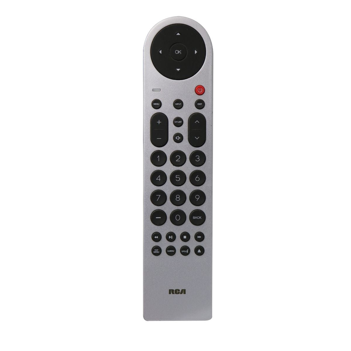 RCA Remote Control (WX14383 / WX14413) for RCA TVs - Silver TV, Video & Audio Accessories - Remote Controls RCA - Simple Cell Bulk Wholesale Pricing - USA Seller