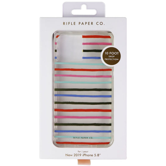 Rifle Paper CO. Gold Foil Accent Case for Apple iPhone 11 Pro - Happy Stripes Cell Phone - Cases, Covers & Skins Case-Mate - Simple Cell Bulk Wholesale Pricing - USA Seller