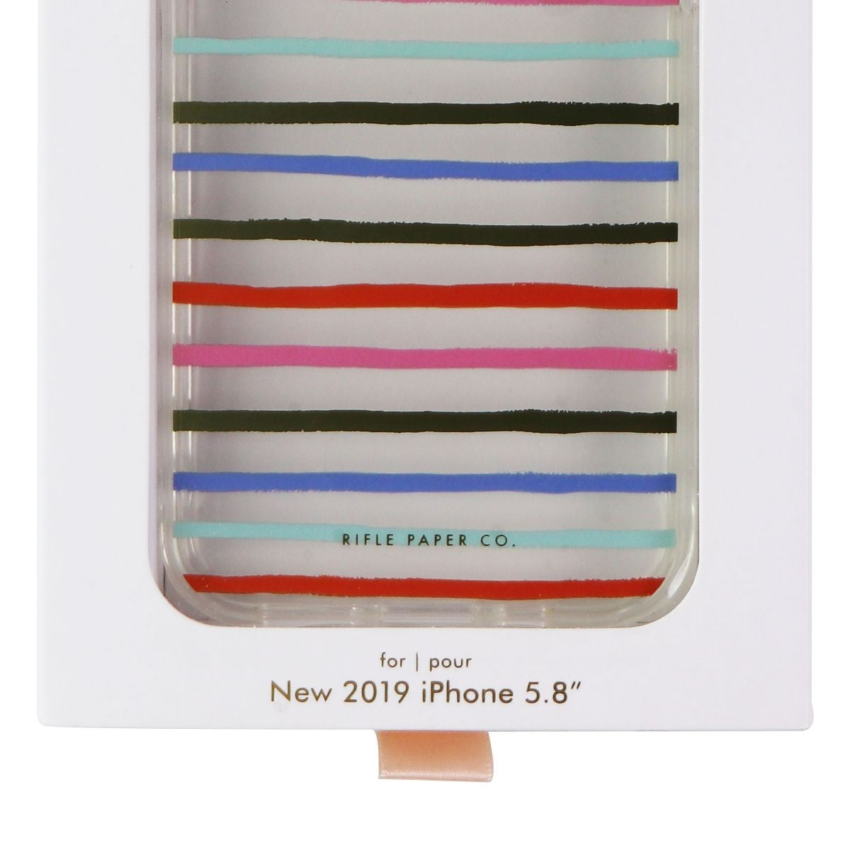 Rifle Paper CO. Gold Foil Accent Case for Apple iPhone 11 Pro - Happy Stripes Cell Phone - Cases, Covers & Skins Case-Mate - Simple Cell Bulk Wholesale Pricing - USA Seller
