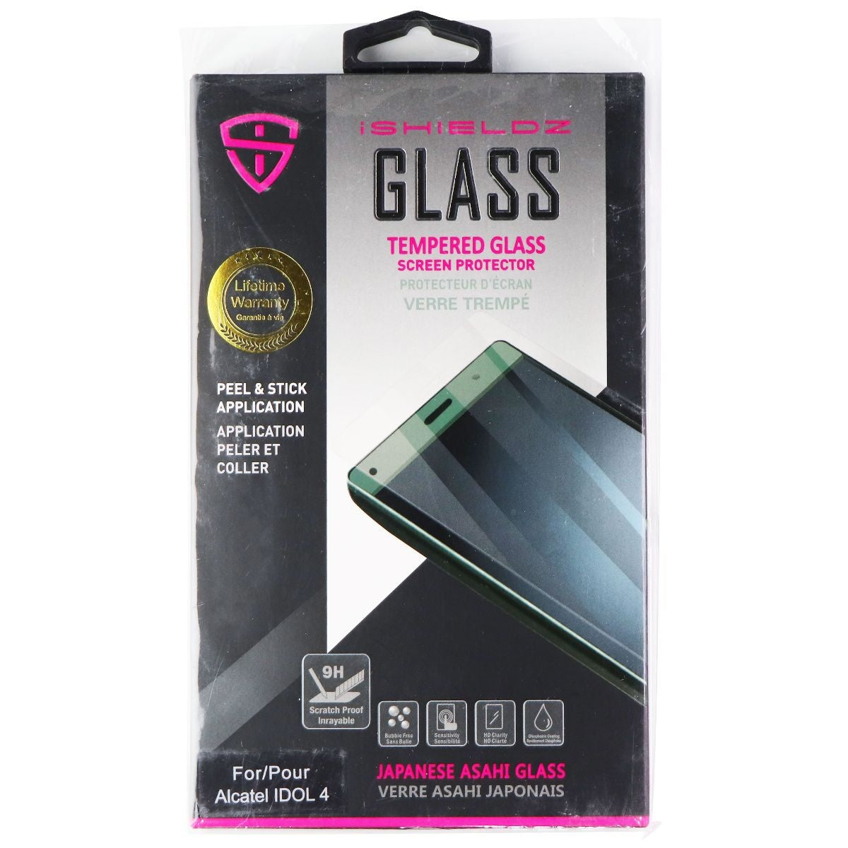 iShieldz Tempered Glass Screen Protector for Alcatel IDOL 4 - Clear Cell Phone - Screen Protectors iShieldz - Simple Cell Bulk Wholesale Pricing - USA Seller