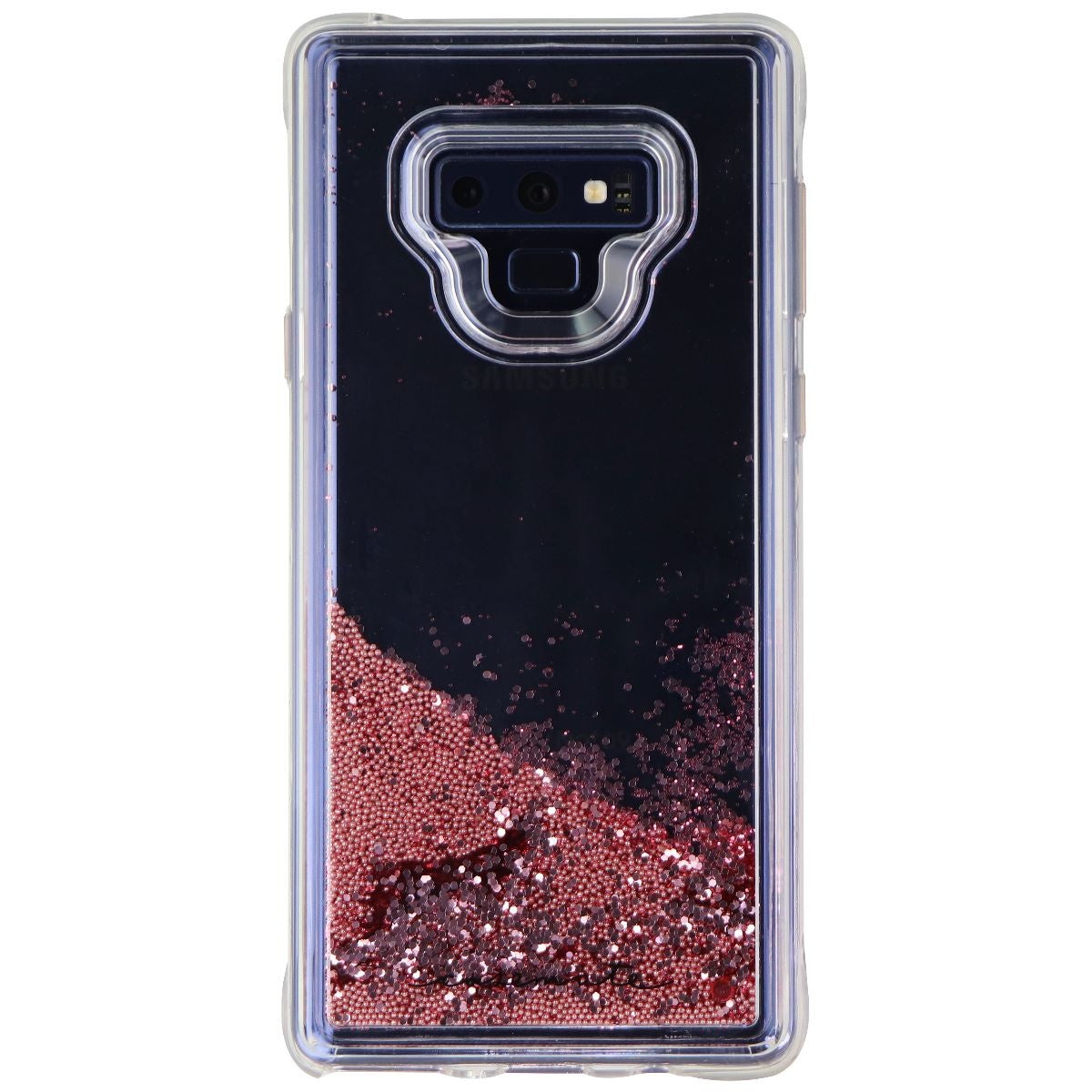 Case-Mate Waterfall Liquid Glitter Case for Galaxy Note9 - Clear/Rose Gold Cell Phone - Cases, Covers & Skins Case-Mate - Simple Cell Bulk Wholesale Pricing - USA Seller