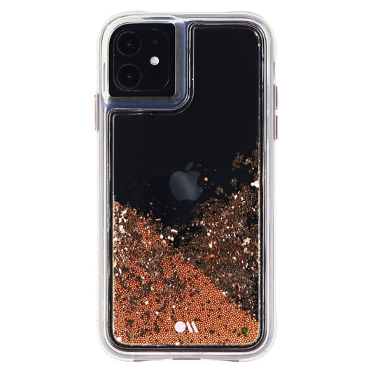 Case-Mate Waterfall Series Liquid Glitter Case for Apple iPhone 11 - Gold Cell Phone - Cases, Covers & Skins Case-Mate - Simple Cell Bulk Wholesale Pricing - USA Seller