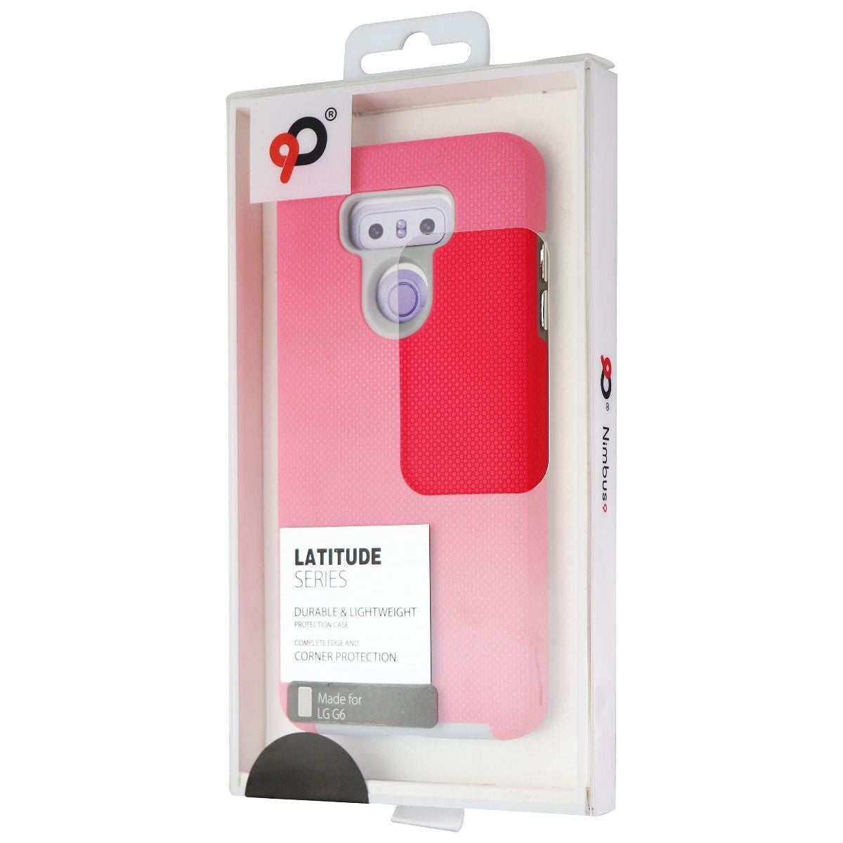 Nimbus9 Latitude Series Dual Layer Case for LG G6 Smartphone - Pink/Gray Cell Phone - Cases, Covers & Skins Nimbus9 - Simple Cell Bulk Wholesale Pricing - USA Seller