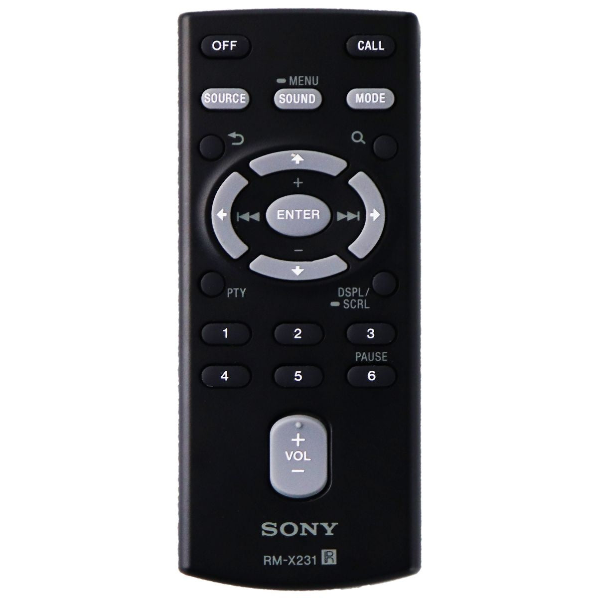 Sony Remote Control (RM-X231) for Select Sony Stereo Systems - Black TV, Video & Audio Accessories - Remote Controls Sony - Simple Cell Bulk Wholesale Pricing - USA Seller