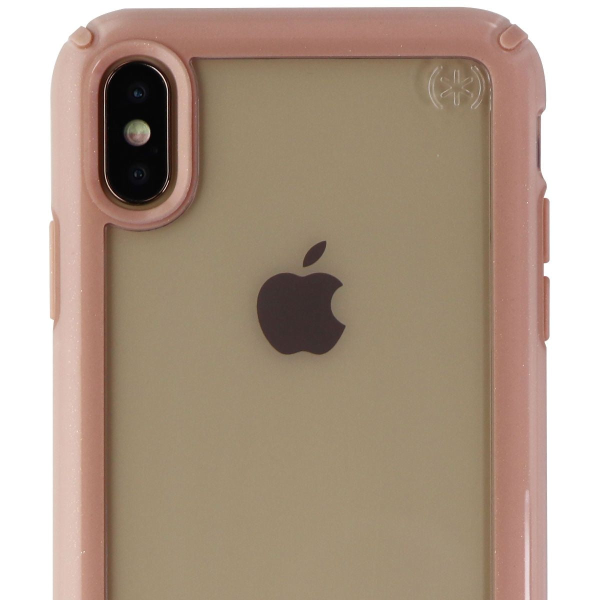 Speck Presidio Show Series Case for Apple iPhone Xs Max - Clear/Rose Gold Cell Phone - Cases, Covers & Skins Speck - Simple Cell Bulk Wholesale Pricing - USA Seller