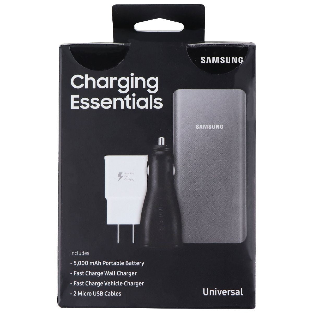 Samsung Charging Essentials for Micro USB Devices - 5000mAh Battery + Chargers Cell Phone - Chargers & Cradles Samsung - Simple Cell Bulk Wholesale Pricing - USA Seller
