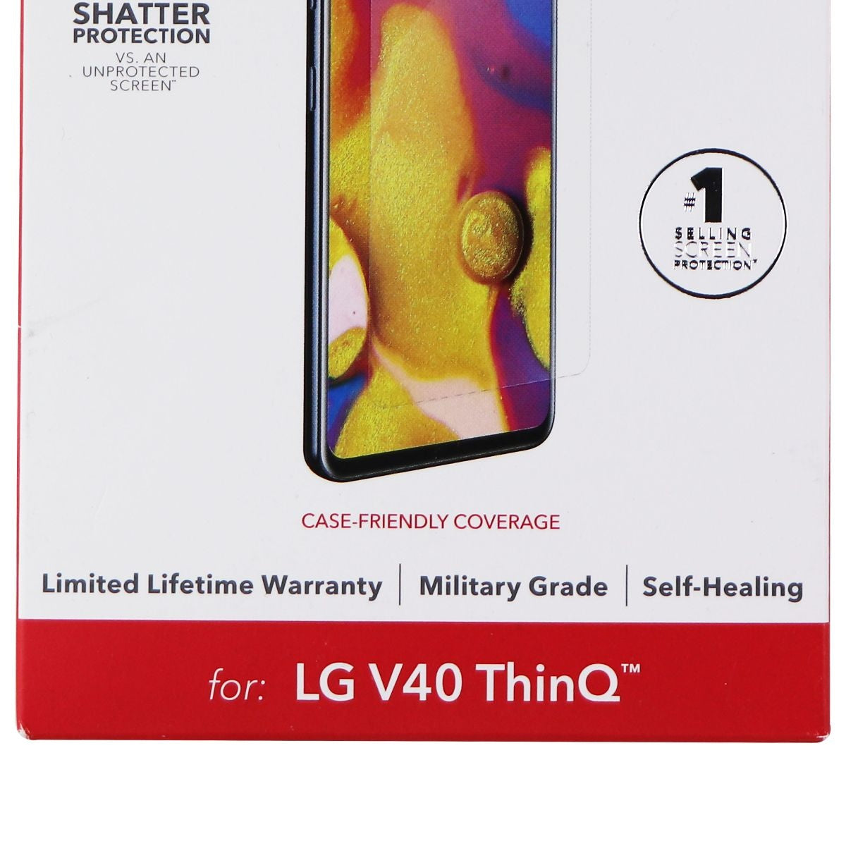 ZAGG Invisible Shield HD Ultra Clarity Screen Protector for LG V40 ThinQ Cell Phone - Screen Protectors Zagg - Simple Cell Bulk Wholesale Pricing - USA Seller