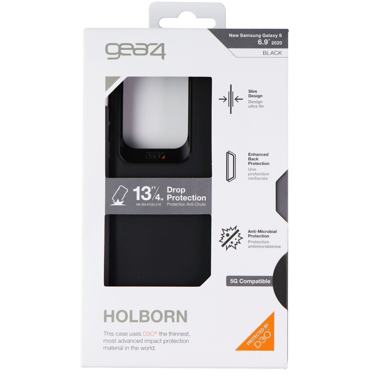 ZAGG Holborn Series Hybrid Case for Samsung Galaxy S20 Ultra 5G - Black Cell Phone - Cases, Covers & Skins Zagg - Simple Cell Bulk Wholesale Pricing - USA Seller