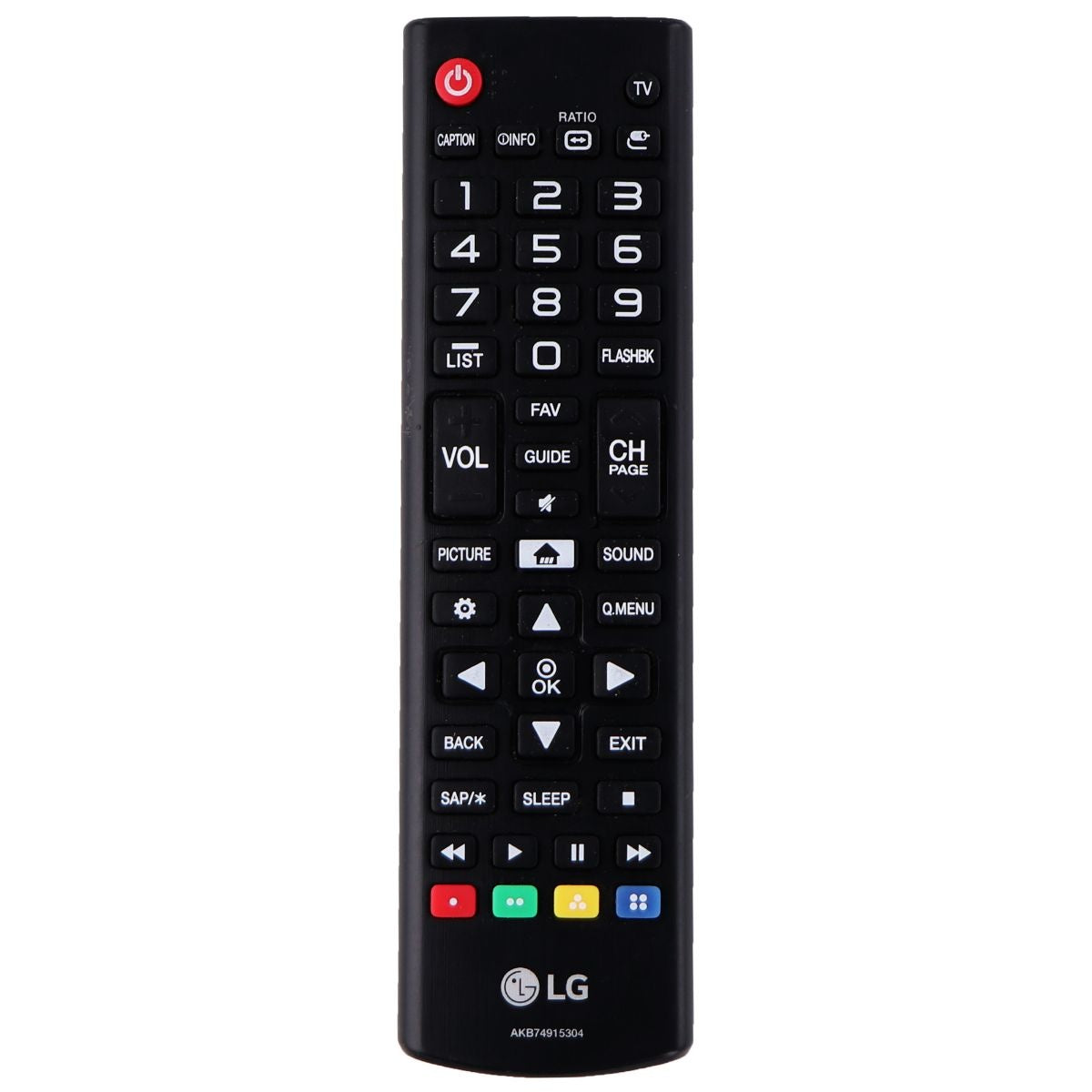 LG Remote (AKB74915304) for Select LG TVs - Black TV, Video & Audio Accessories - Remote Controls LG - Simple Cell Bulk Wholesale Pricing - USA Seller