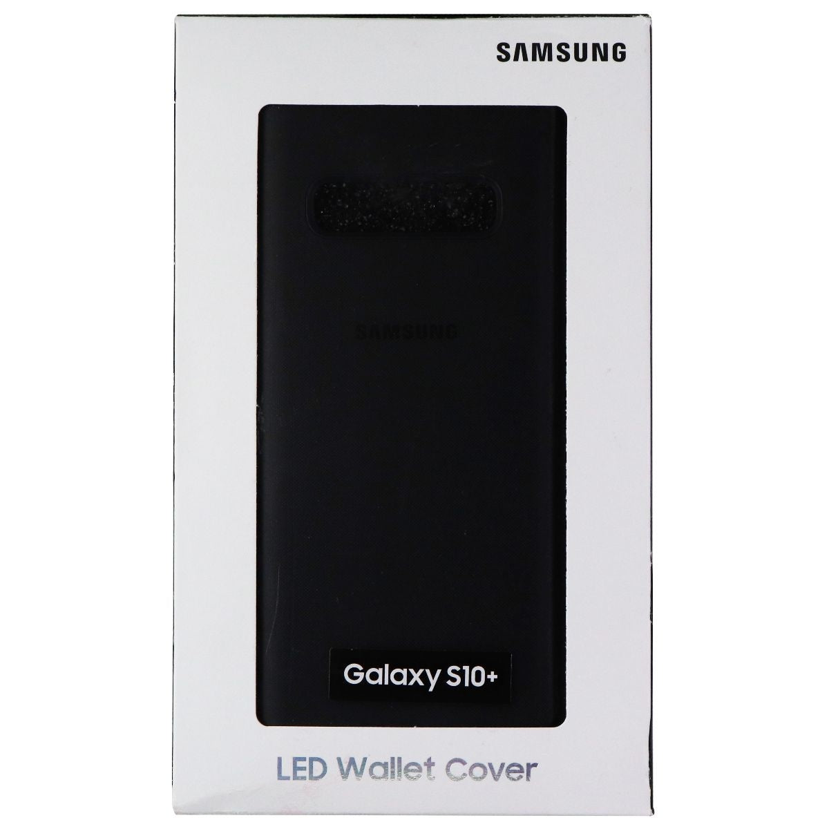 Samsung LED Folio Wallet Case for Samsung Galaxy (S10+) - Black Cell Phone - Cases, Covers & Skins Samsung - Simple Cell Bulk Wholesale Pricing - USA Seller