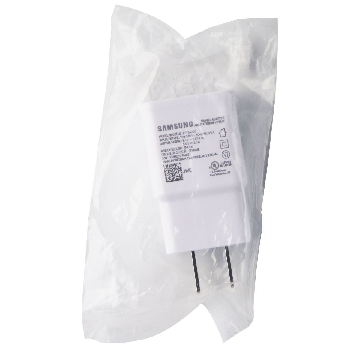Samsung (5V/2A) USB Wall Charging Adapter OEM for S10 / S10e - White (EP-TA200) Cell Phone - Chargers & Cradles Samsung - Simple Cell Bulk Wholesale Pricing - USA Seller