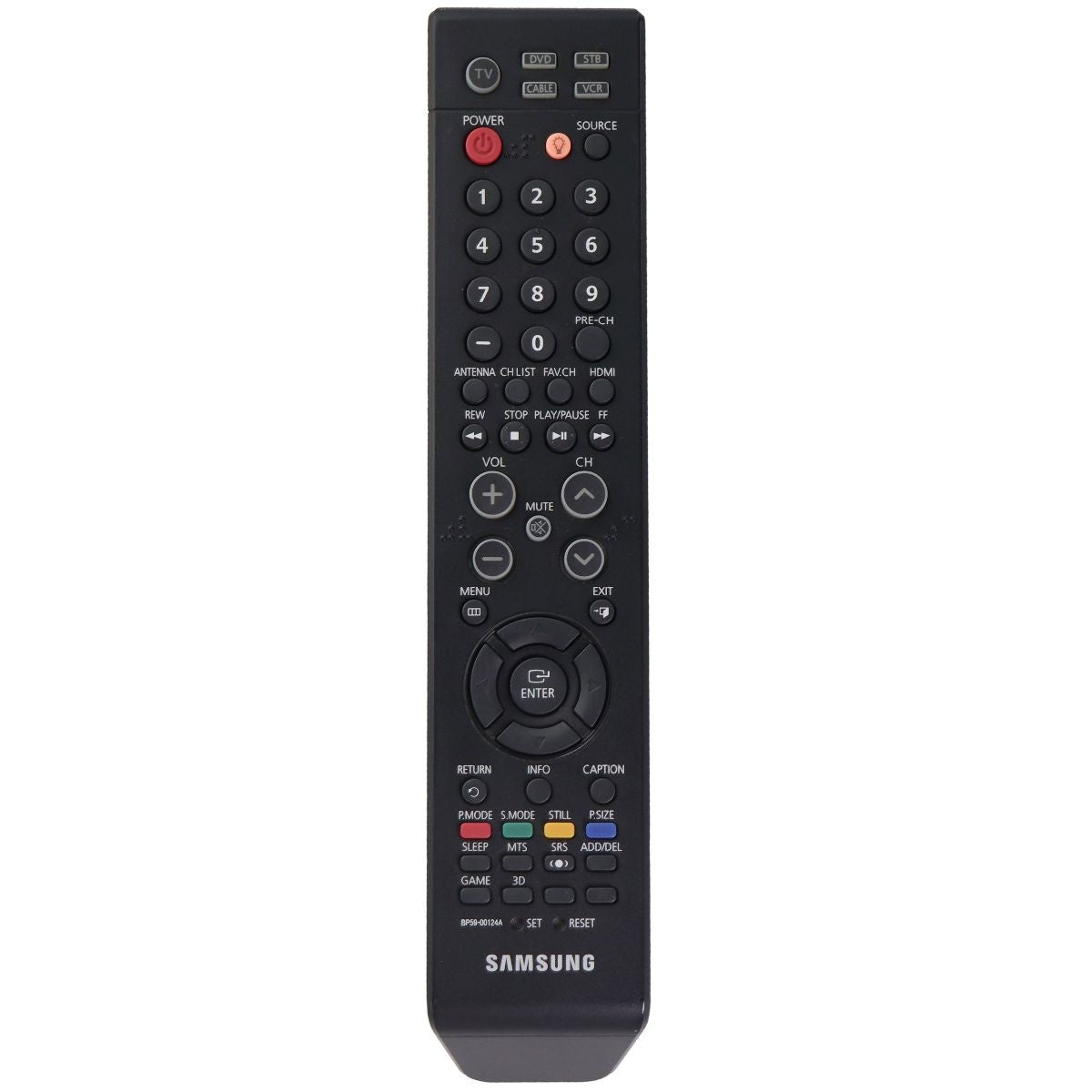 Samsung OEM Remote Control - Black (BN59-00124A) TV, Video & Audio Accessories - Remote Controls Samsung - Simple Cell Bulk Wholesale Pricing - USA Seller