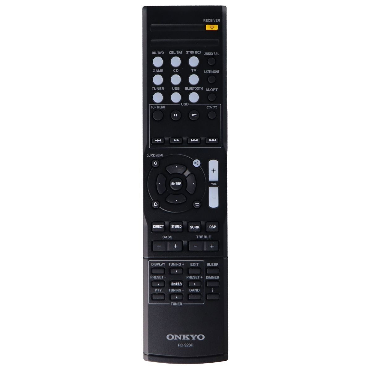 Onkyo Remote Control (RC-928R) for Select Onkyo Devices - Black TV, Video & Audio Accessories - Remote Controls Onkyo - Simple Cell Bulk Wholesale Pricing - USA Seller