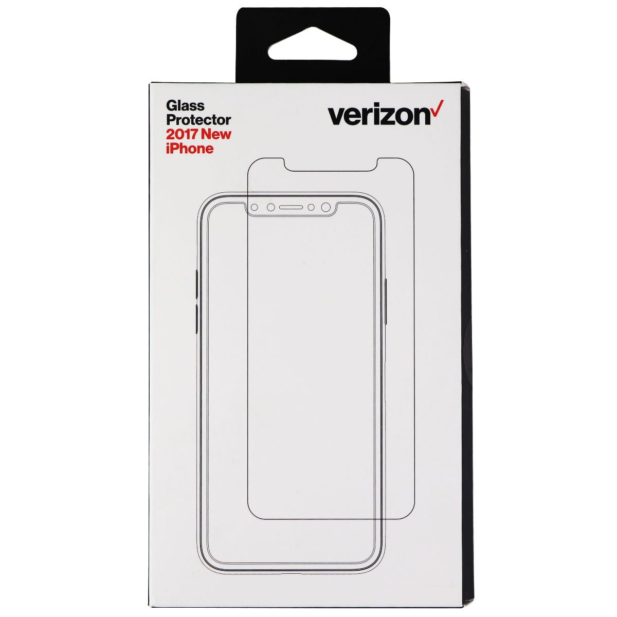 Verizon Tempered Glass Screen Display Protector for Apple iPhone Xs/X - Clear Cell Phone - Screen Protectors Verizon - Simple Cell Bulk Wholesale Pricing - USA Seller