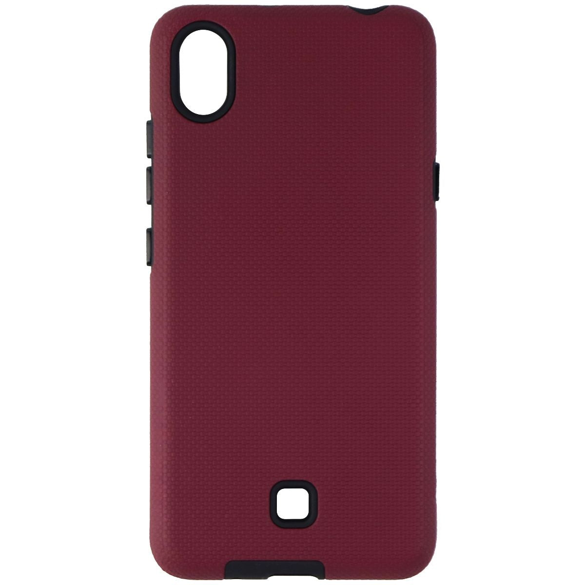 Axessorize PROTech Dual Layer Rugged Case for LG K20 - Dark Red / Black Cell Phone - Cases, Covers & Skins Axessorize - Simple Cell Bulk Wholesale Pricing - USA Seller