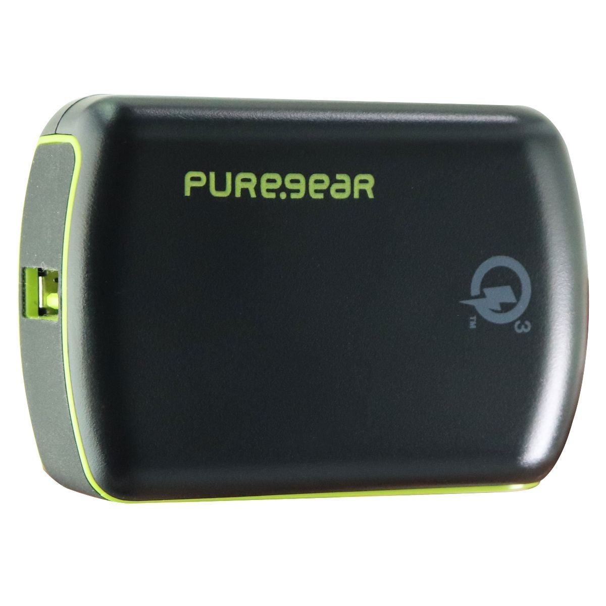 PureGear 5V/3A Wall Charging USB Adapter with 1 USB Port - Black Cell Phone - Cables & Adapters PureGear - Simple Cell Bulk Wholesale Pricing - USA Seller