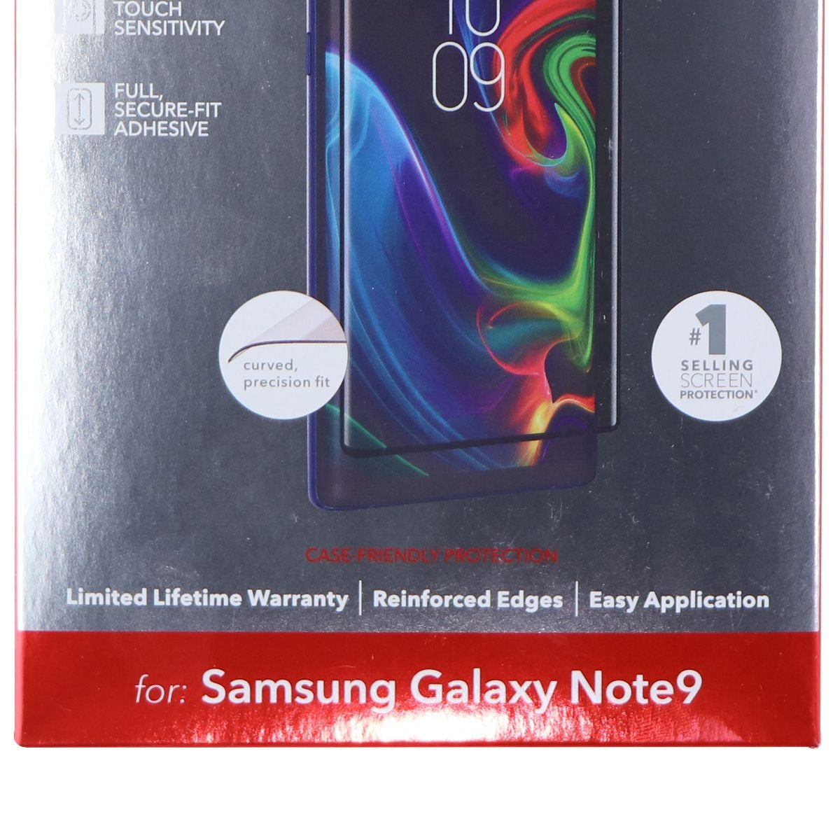 ZAGG Invisible Shield Glass Curve Elite Tempered Glass for Samsung Galaxy Note9 Cell Phone - Screen Protectors Zagg - Simple Cell Bulk Wholesale Pricing - USA Seller