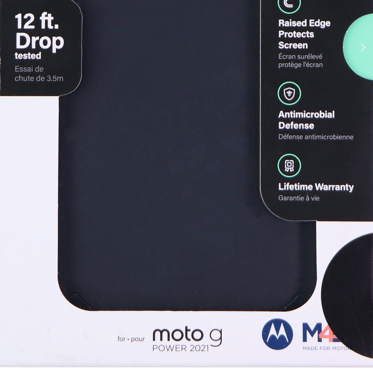 Incipio Duo Series Dual Layer Case for Moto G Power (2021) - Matte Black Cell Phone - Cases, Covers & Skins Incipio - Simple Cell Bulk Wholesale Pricing - USA Seller