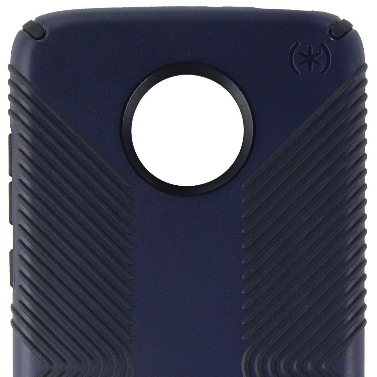 Speck Presidio Grip Case for Motorola Moto Z4 - Eclipse Blue/Carbon Black Cell Phone - Cases, Covers & Skins Speck - Simple Cell Bulk Wholesale Pricing - USA Seller