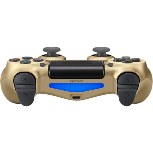 Sony DualShock 4 Wireless Controller for PlayStation 4 (CUH-ZCT2U) - Gold Gaming/Console - Controllers & Attachments Sony - Simple Cell Bulk Wholesale Pricing - USA Seller