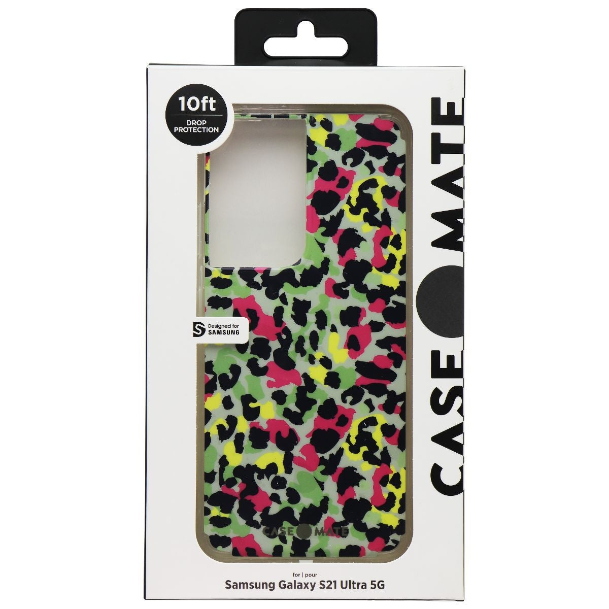 Case-Mate Prints Case for Samsung Galaxy S21 Ultra 5G - Neon Cheetah Cell Phone - Cases, Covers & Skins Case-Mate - Simple Cell Bulk Wholesale Pricing - USA Seller