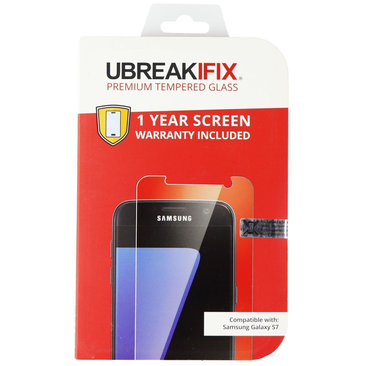 UBREAKIFIX Premium Tempered Glass for Samsung Galaxy S7 - Clear Cell Phone - Screen Protectors UBREAKIFIX - Simple Cell Bulk Wholesale Pricing - USA Seller