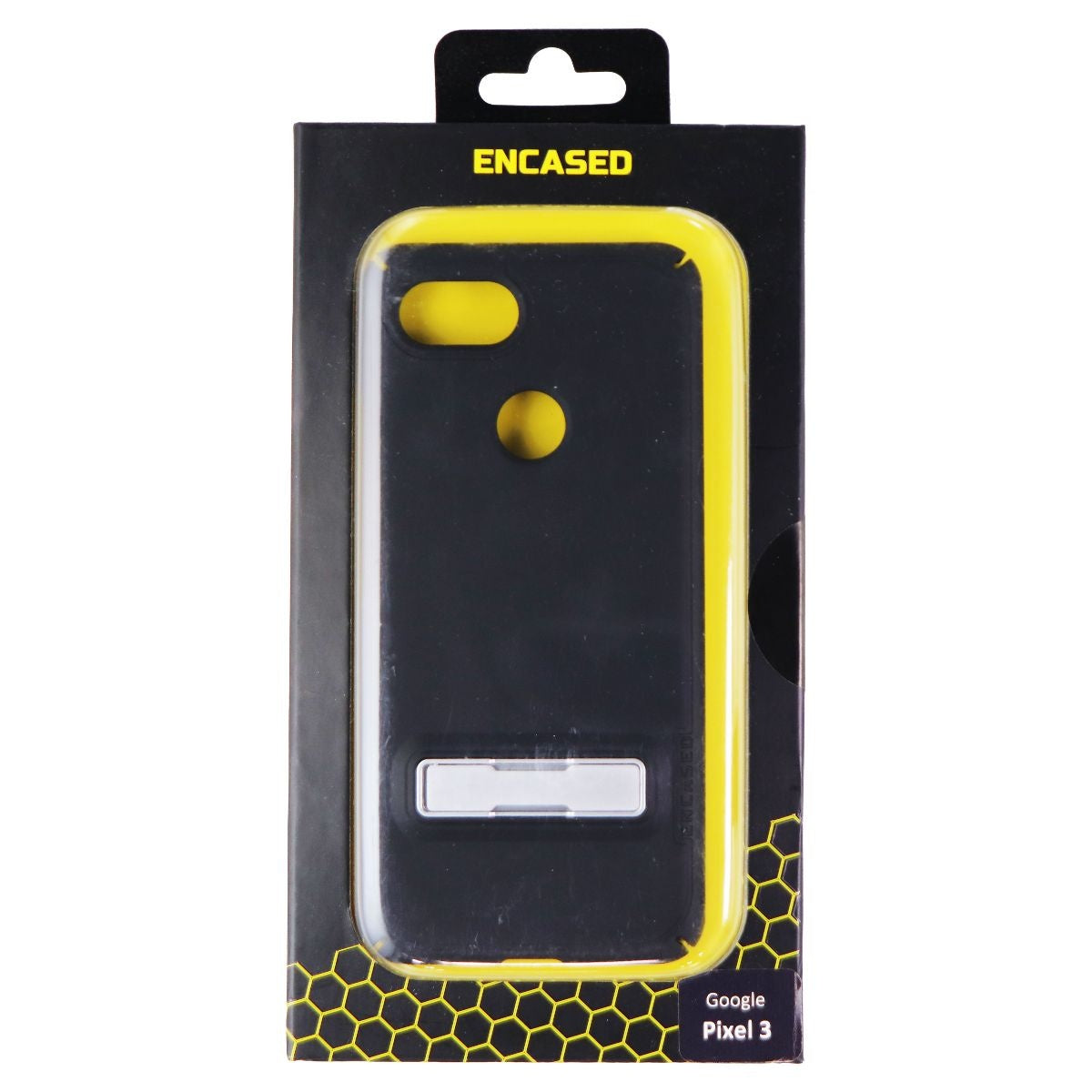 Encased Hardshell Kickstand Case for Google Pixel 3 - Matte Black Cell Phone - Cases, Covers & Skins Encased - Simple Cell Bulk Wholesale Pricing - USA Seller