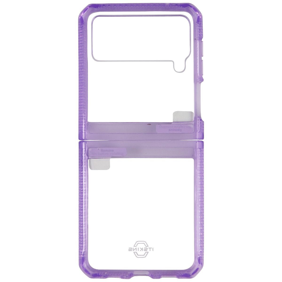 ITSKINS Hybrid Clear Phone Case for Galaxy Z Flip3 5G - Lavender & Transparent Cell Phone - Cases, Covers & Skins ITSKINS - Simple Cell Bulk Wholesale Pricing - USA Seller