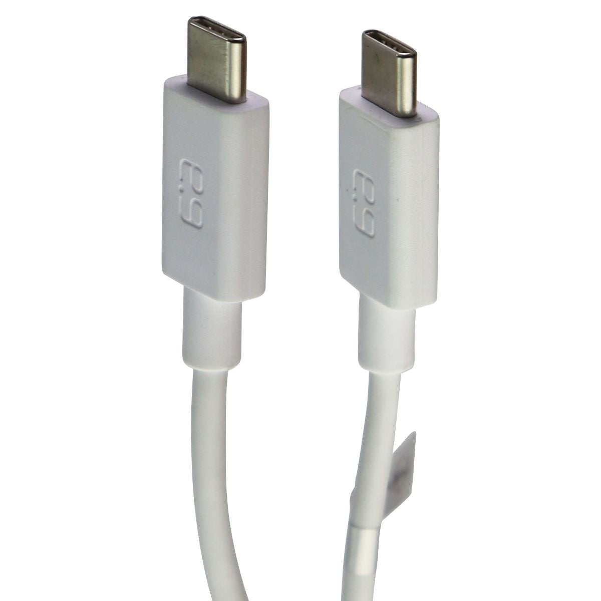 PureGear 3.3 ft. USB-C to USB-C Charging and Data Sync Cable - White Cell Phone - Cables & Adapters PureGear - Simple Cell Bulk Wholesale Pricing - USA Seller