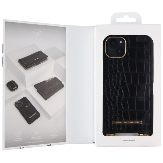 iDeal of Sweden Phone Necklace Case for Apple iPhone 13 - Jet Black Croco Cell Phone - Cases, Covers & Skins iDeal of Sweden - Simple Cell Bulk Wholesale Pricing - USA Seller