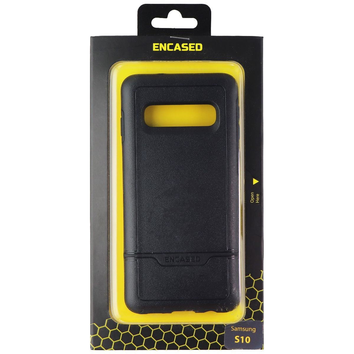 Encased Rebel Series Hard Case for Samsung Galaxy S10 Smartphones - Black Cell Phone - Cases, Covers & Skins Encased - Simple Cell Bulk Wholesale Pricing - USA Seller