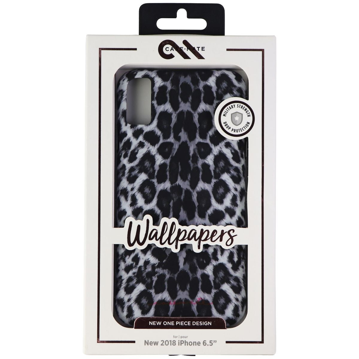 Case-Mate Wallpapers Series Case for Apple iPhone Xs Max - Gray Leopard Cell Phone - Cases, Covers & Skins Case-Mate - Simple Cell Bulk Wholesale Pricing - USA Seller