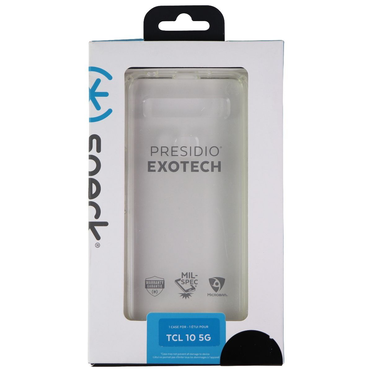 Speck Presidio Exotech Series Hard Case for TCL 10 (5G) - Clear