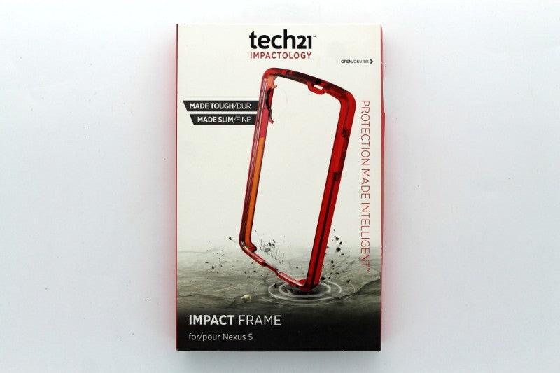 Tech21 Impact Frame Case for Nexus 5 - Red/Clear Cell Phone - Cases, Covers & Skins Tech21 - Simple Cell Bulk Wholesale Pricing - USA Seller