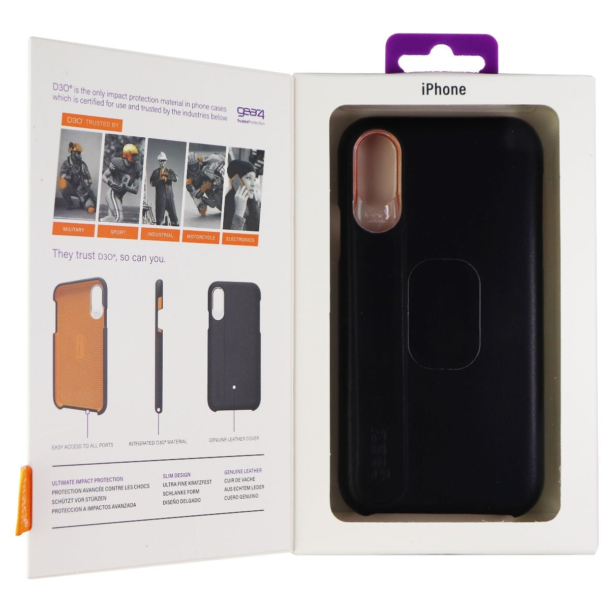 ZAGG Knightsbridge Series Case for Apple iPhone Xs/X Smartphones - Black Cell Phone - Cases, Covers & Skins Zagg - Simple Cell Bulk Wholesale Pricing - USA Seller