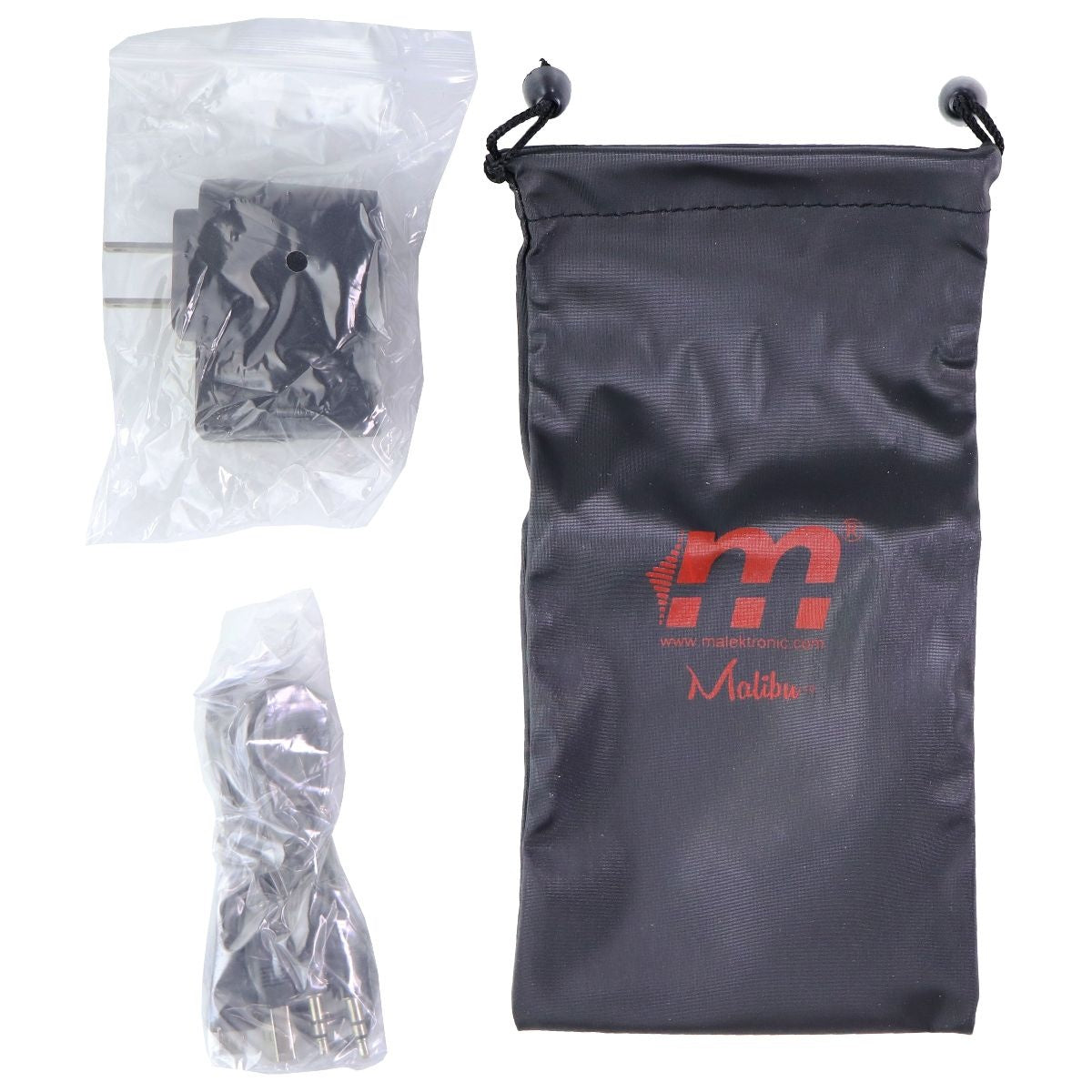 Malektronic Malibu 2.0 Wireless Bluetooth Stereo Speaker - Black Cell Phone - Audio Docks & Speakers Malektronic - Simple Cell Bulk Wholesale Pricing - USA Seller