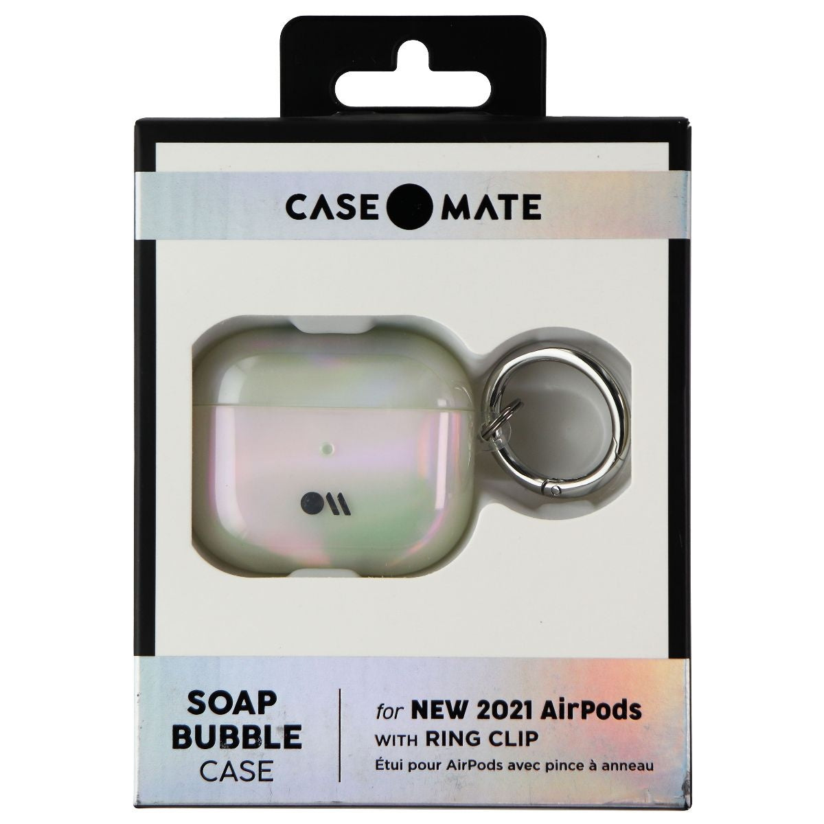 Case-Mate Soap Bubble Case with Ring Clip for Apple AirPods 3rd Gen - Soap Cell Phone - Cases, Covers & Skins Case-Mate - Simple Cell Bulk Wholesale Pricing - USA Seller