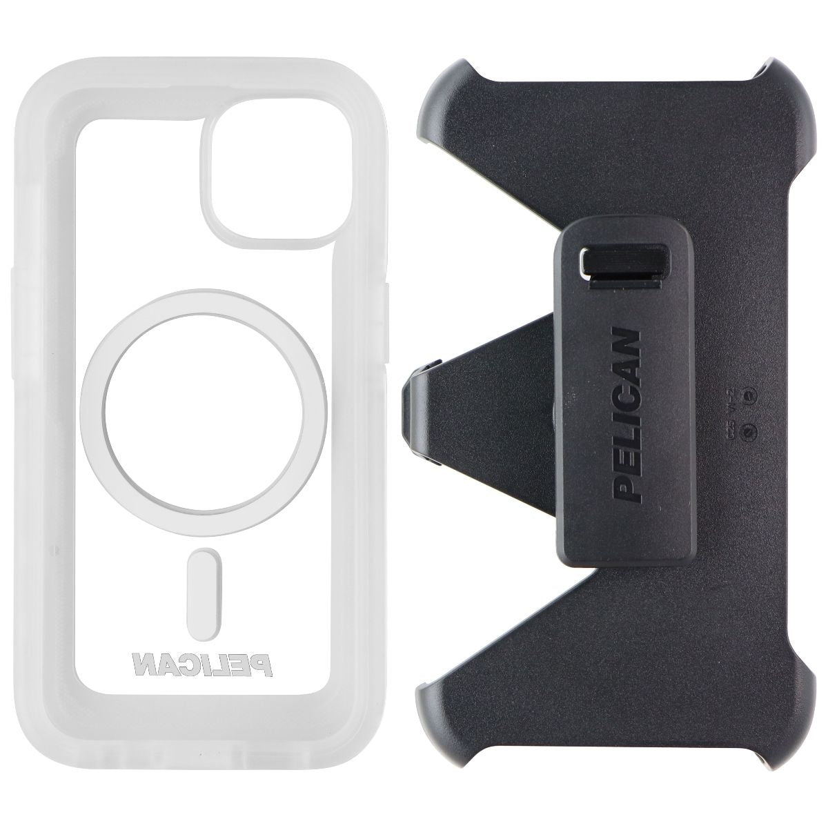 Pelican Voyager Magnetic Case For Magsafe for iPhone 14/13 - Clear/White Cell Phone - Cases, Covers & Skins Pelican - Simple Cell Bulk Wholesale Pricing - USA Seller