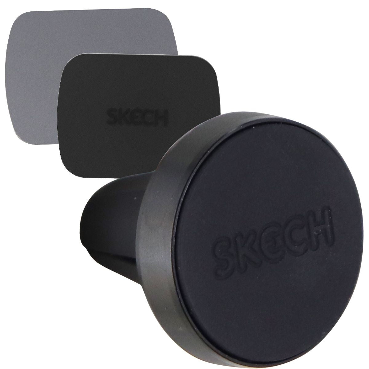 Skech Magnetic Universal Car Mount with Lightweight Metal Plate - Black Cell Phone - Mounts & Holders Skech - Simple Cell Bulk Wholesale Pricing - USA Seller